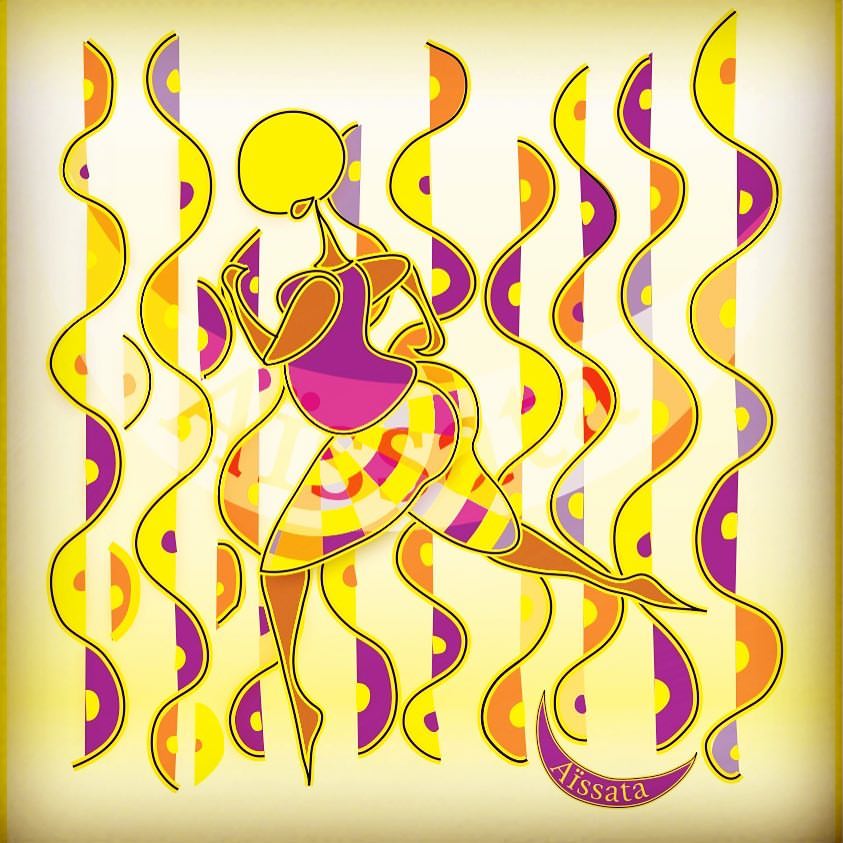 La danse est tout simplement le rythme en mouvement authentique | Oeuvre de Aïssata Pinto