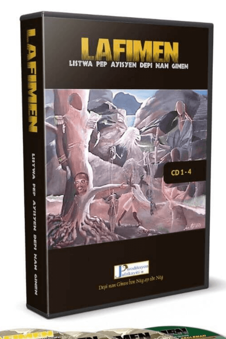 Lafimen: Listwa Pèp Ayisyen depi nan ginen (kòfrè 4 cd dijital) ak Jafrikayiti