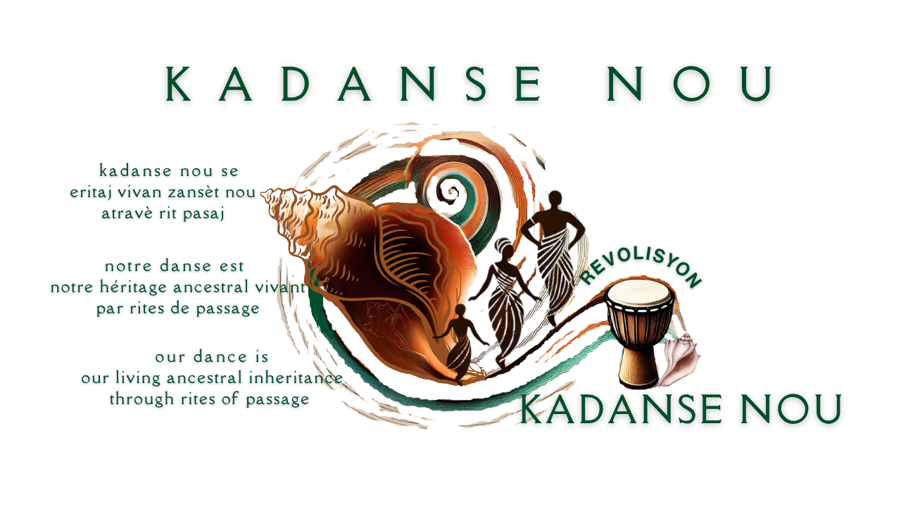 Revolisyon Kadansenou.com | Kadanse Nou, notre danse, our dance - revolisyon kiltirèl an mouvman pou nou pi byen viv | rythme de notre mémoire ancestrale en héritage vivant incontournable pour mieux-vivre notre devenir constant | sacred kemetic rites of passage and cultural inheritance for better living, a path, a revolution dance rhythm in motion ~ Grann Nan Listwa